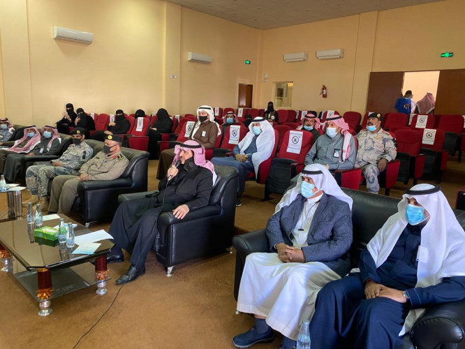 هيئة حقوق الإنسان تنظم محاضرة تعريفية بحقوق الإنسان في محافظة طريف