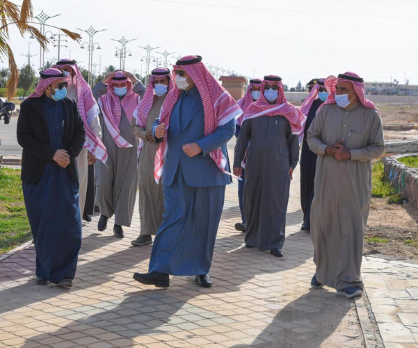 الأمير فيصل بن خالد بن سلطان يتفقد مركز طلعة التمياط