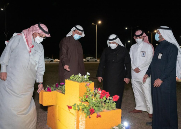 أمين الجوف يدشن حديقة إعادة التدوير الصديقة للبيئة