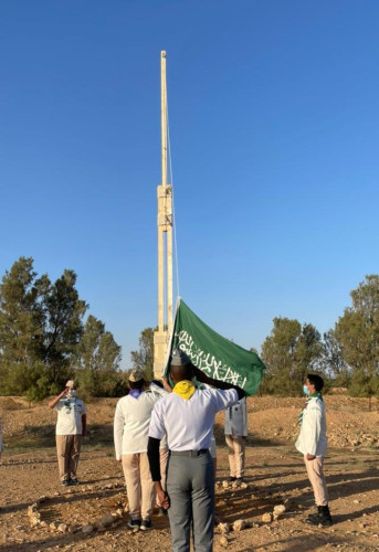 رحلة خلوية في جلاجل لنادي جمعية الكشافة  