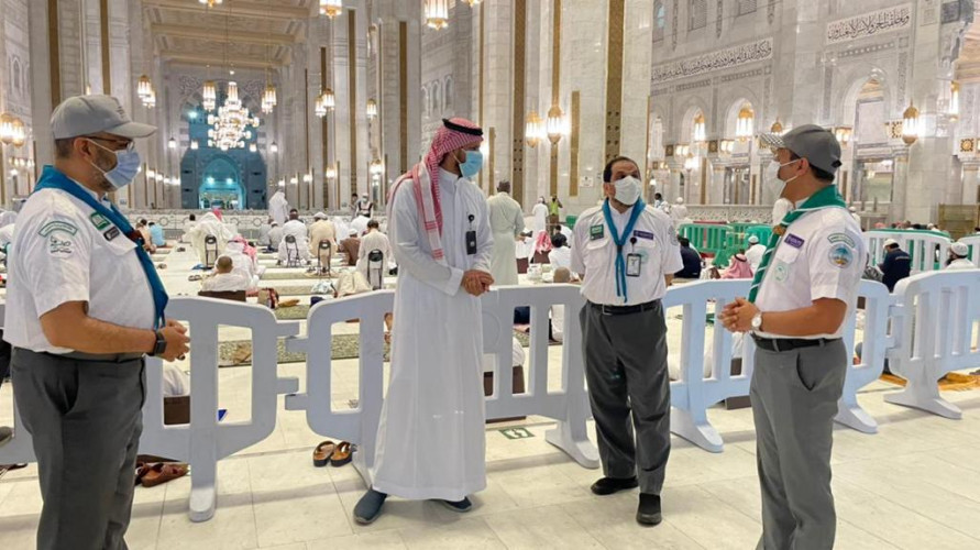 “الصبيحي” يطلع على مهام كشافة تعليم مكة في المسجد الحرام