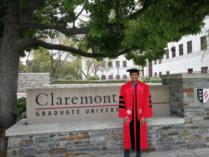 مبتعث يحصد درجة الدكتوراه من جامعة كاليفورنيا..