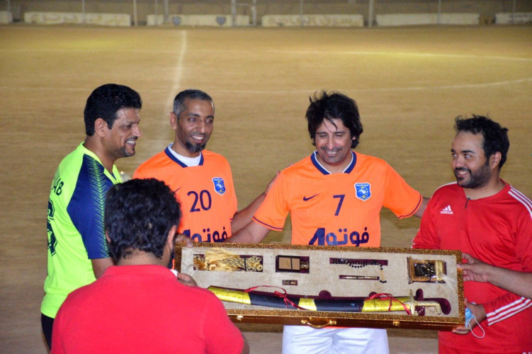 (مناورة المحبة بلقاء الأحبة)في ملعب نجوم الأحساء بالهفوف