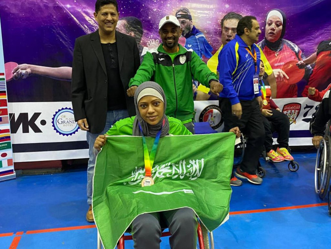 تأهل لاعبة كرة الطاولة مريم المريسل الى أولمبياد طوكيو2021