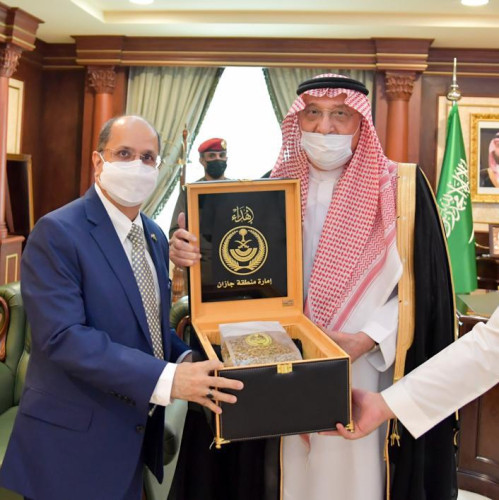 أمير منطقة جازان يستقبل السفير الهندي لدى المملكة
