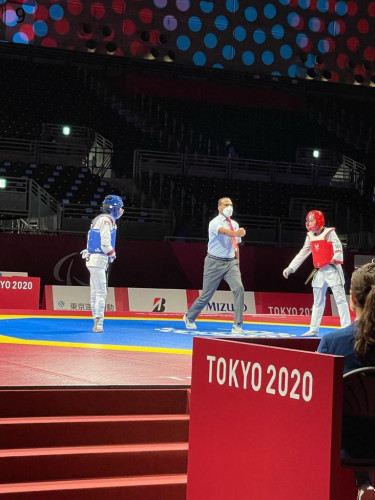 حكم التايكوندو غازي الغانم يتألق في طوكيو 2020