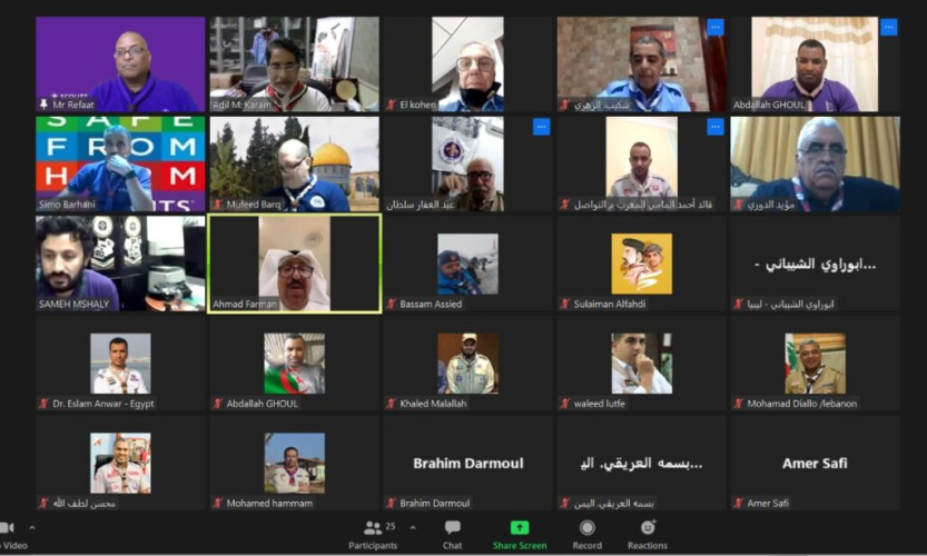 عقد الاجتماع السابع عشر للجنة الكشفية العربية لتنمية القيادات