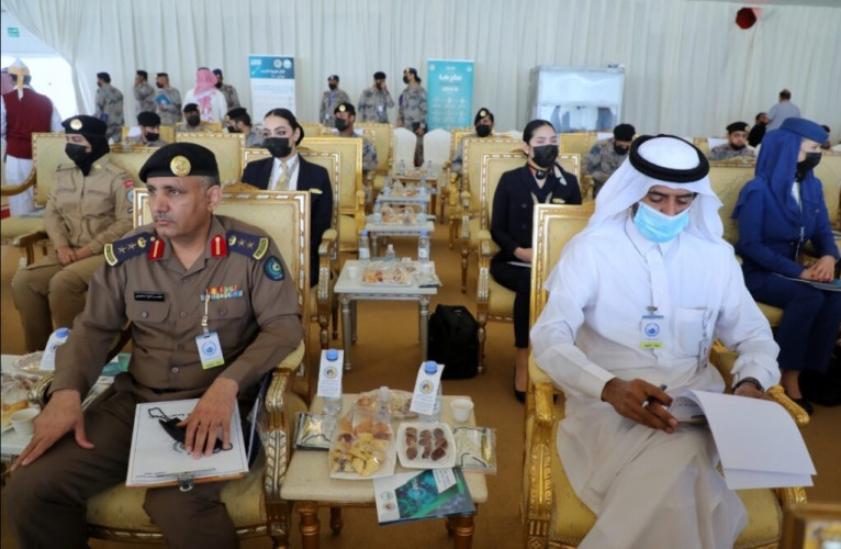 هيئة الهلال الأحمر السعودي تشارك في التمرين العملي للخطة الوطنية لمواجهة الكوارث البحرية