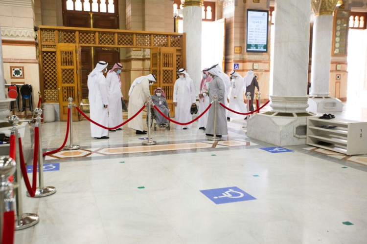 هيئة رعاية الأشخاص ذوي الإعاقة تزور المسجد النبوي