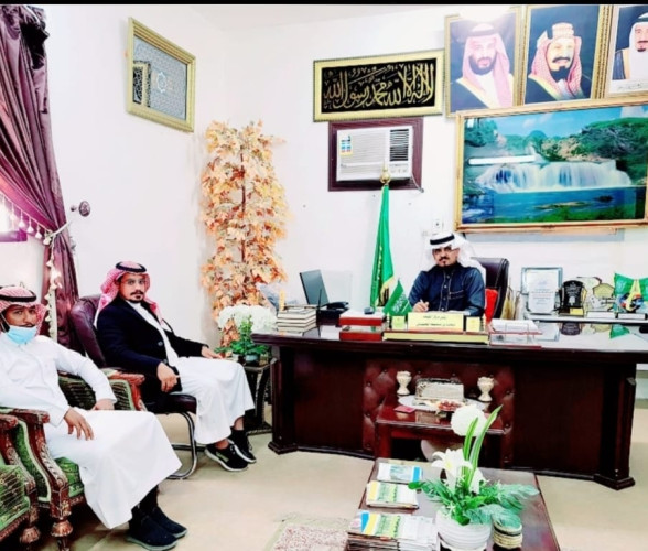 رئيس مركز الشبحة يستقبل رئيس جمعية الصرى