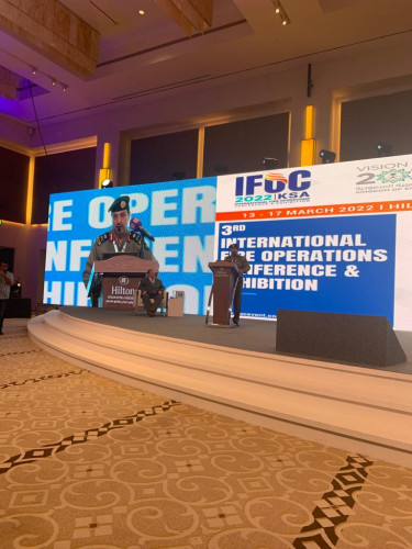 اختتام أعمال المؤتمر والمعرض الدولي الثالث لعمليات الإطفاء بالرياض