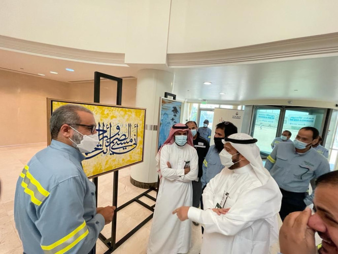 معادن تنظم معرض الرسم والتصوير الأول لموظفيها