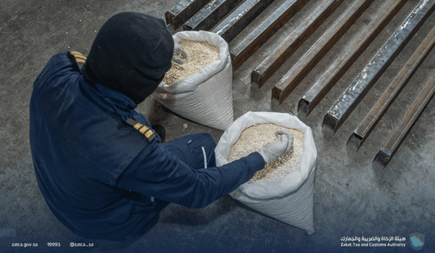 “الزكاة والضريبة والجمارك” تُحبط 4 محاولات لتهريب أكثر من 1,5 مليون حبة كبتاجون