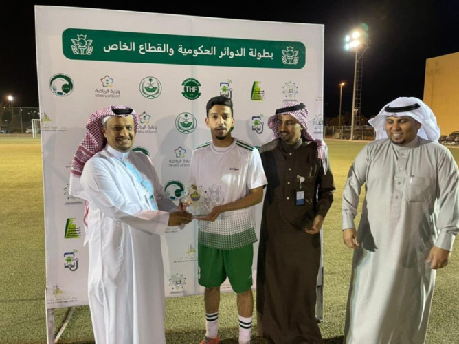 حرس الحدود يتغلب على الصحة في افتتاح بطولة الدوائر الحكومية والقطاع الخاص بثلاثية نظيفة