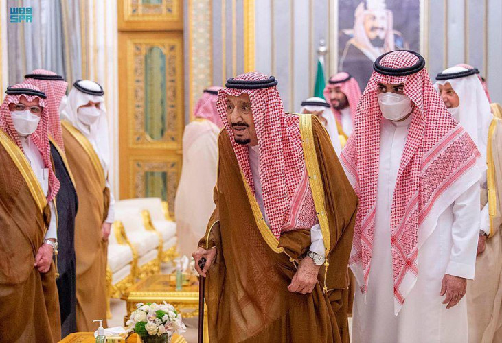 خادم الحرمين الشريفين يستقبل أصحاب السمو أمراء المناطق بمناسبة اجتماعهم السنوي التاسع والعشرين