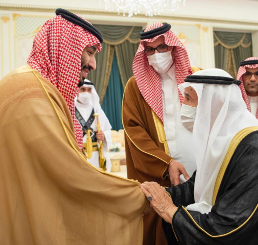 ولي العهد يستقبل أصحاب الفضيلة العلماء والمعالي وجمعاً من المواطنين