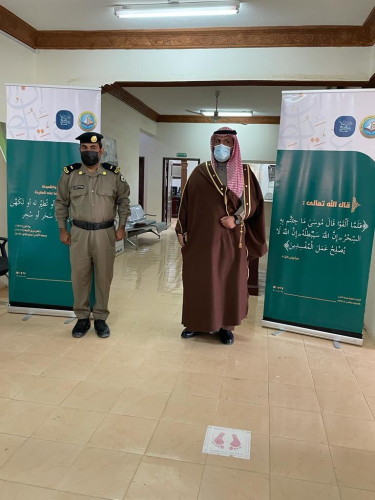 هيئة الأمر بالمعروف بمحافظة العويقيلة بمنطقة الحدود الشمالية تفعّل حملة(إن الله لايصلح عمل المفسدين)بالتعاون مع شعبة المرور بالمحافظة