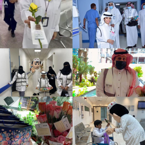 معايدة أبطال نادي تطوع الإداري الصحي