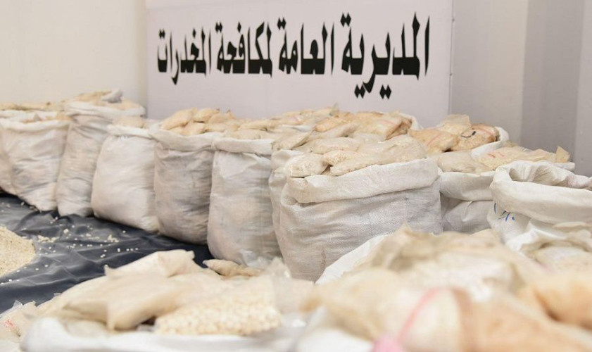 مكافحة المخدرات تحبط محاولة تهريب أكثر من(11)مليون قرص إمفيتامين مخدر و(24.8)كيلو جراماً من مادة الحشيش المخدر
