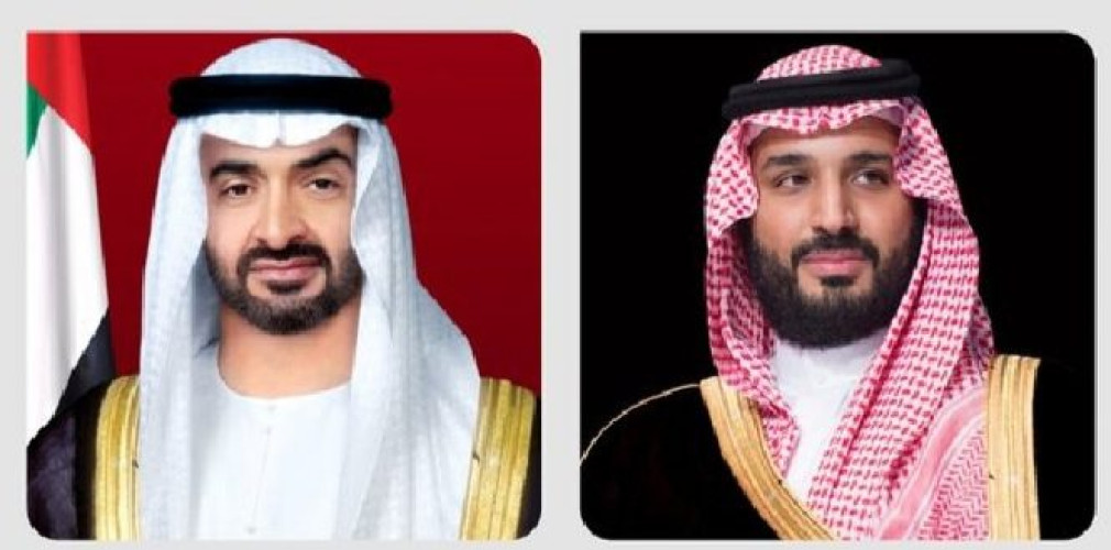 ولي العهد يهنئ الشيخ محمد بن زايد وشعب الإمارات بمناسبة انتخابه رئيساً لدولة الإمارات العربية المتحدة