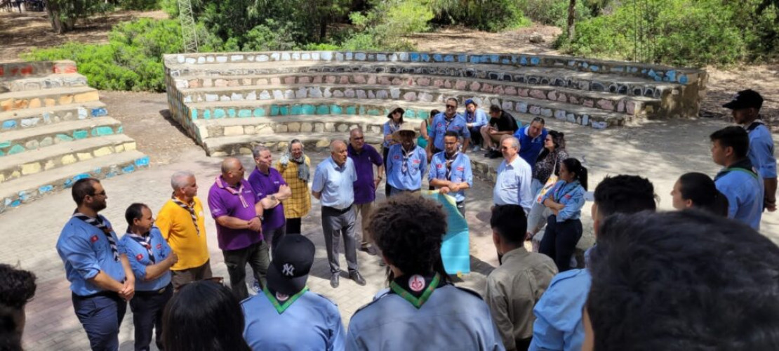 أمين عام الكشافة العربية يزور مقر اللقاء الـ 21 للجوالة والدليلات العرب