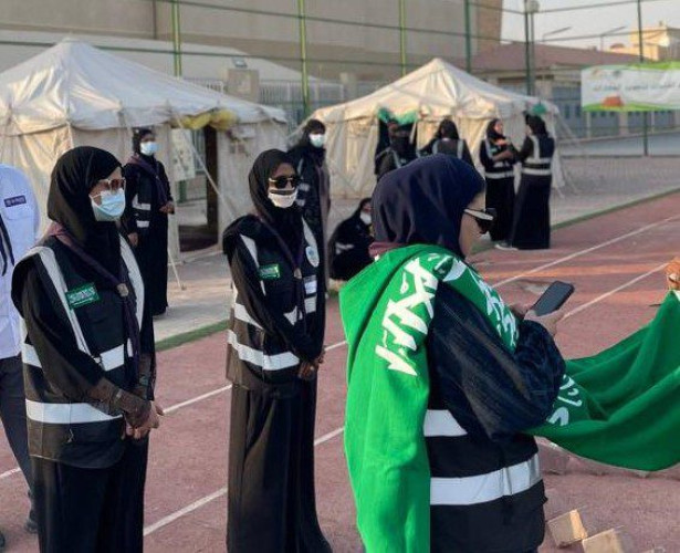 اختتام المخيم الكشفي لتطوير مهارات فتيات الكشافة