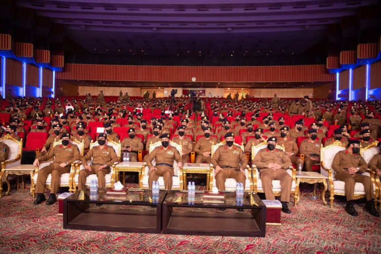 الفريق العمرو يلتقي بمنسوبي الدفاع المدني خلال اللقاء السنوي