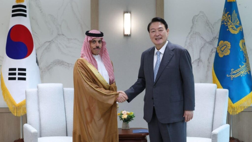 رئيس جمهورية كوريا يستقبل سمو وزير الخارجية