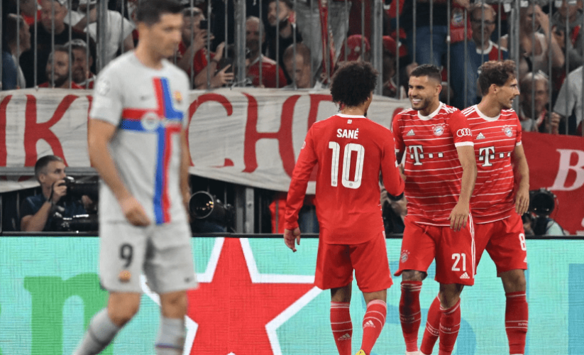 بايرن ميونخ يهزم برشلونة بهدفي هيرنانديز وساني في دوري أبطال أوروبا