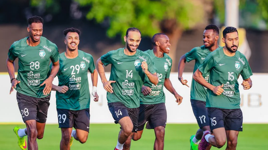 “الأخضر” يختتم استعداداته لمواجهة مقدونيا وديًا.. واكتمال جاهزية “النجعي”