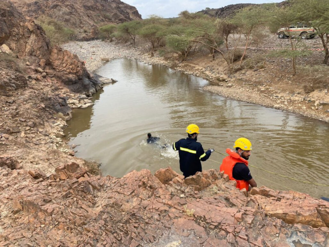 الدفاع المدني بخيبر: غرق طفلة في مجرى وادي الغرس