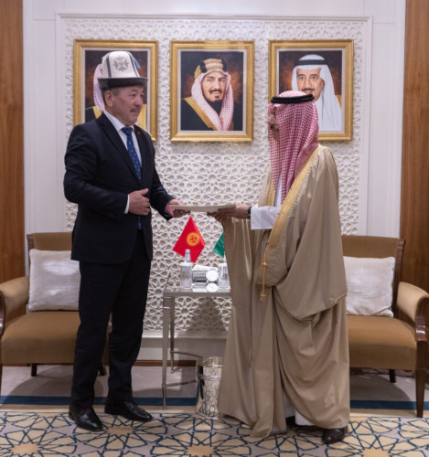 نيابةً عن ولي العهد.. وزير الخارجية يستقبل النائب الأول لرئيس وزراء قرغيزستان