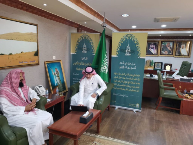 محافظ المزاحمية يطلق محتوى حملة “عليكم بسنّتي” التوعوية