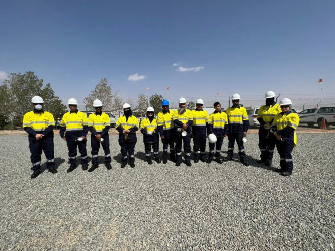 فرع هيئة الصحفيين السعوديين بمنطقة المدينة في زيارة إلى منجم بلغه