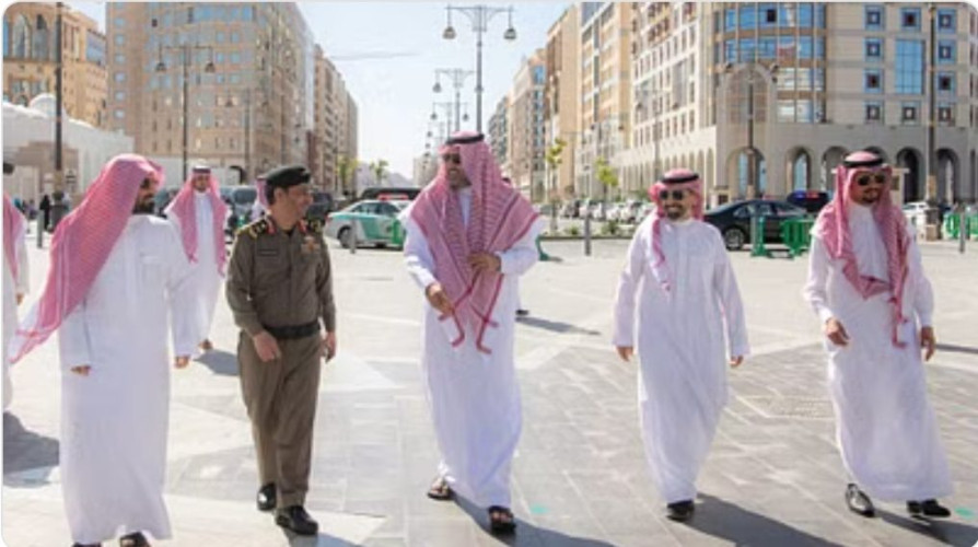 أمير المدينة يتفقّد الاستعدادات لخدمة زائري المسجد النبوي تزامنًا مع قرب رمضان