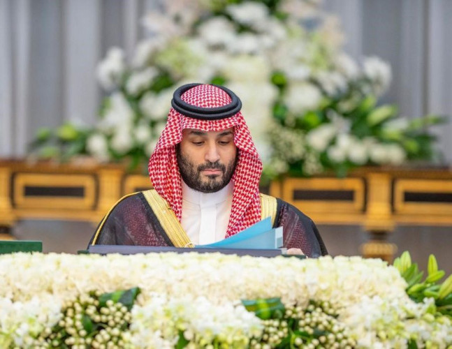 سمو ولي العهد يرأس جلسة مجلس الوزراء