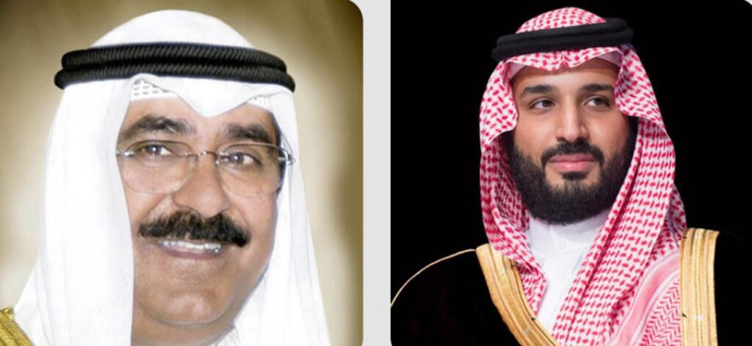 ولي العهد يُجري اتصالاً هاتفياً بسمو ولي عهد دولة الكويت