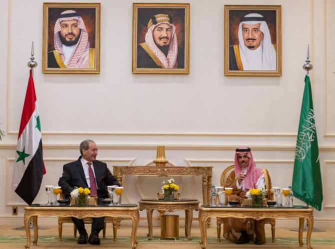 صدور بيان مشترك في ختام زيارة وزير الخارجية السوري للمملكة