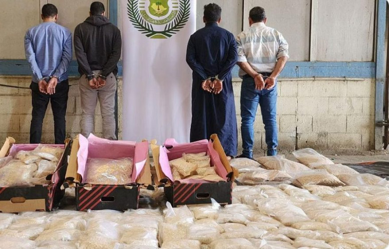 إحباط محاولة تهريب أكثر من 12.7 مليون قرص من مادة الأمفيتامين المخدر