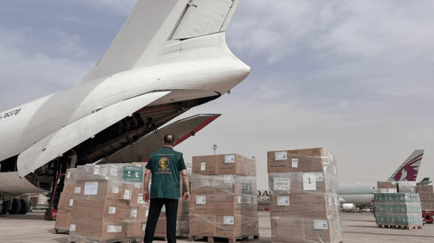 مغادرة الطائرة الإغاثية السعودية السادسة لمساعدة السودان