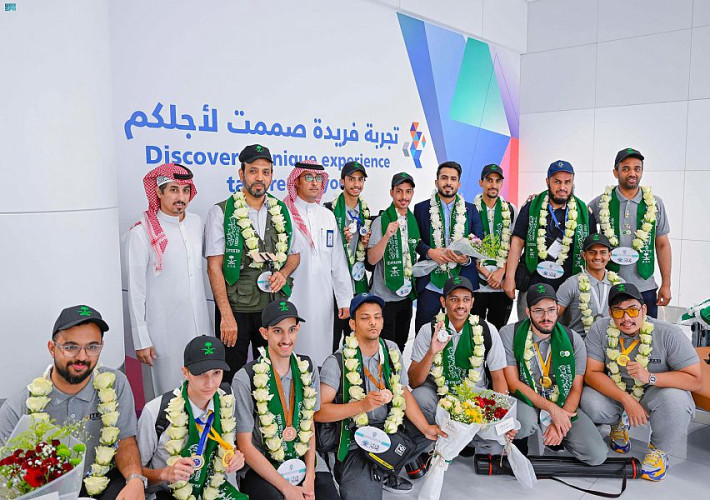 فرسان “التدريب التقني والمهني” يصلون الرياض بعد حصدهم 10 جوائز عالمية في ITEX 2023