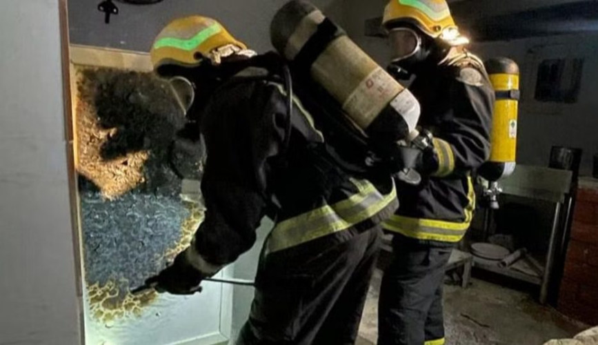 إصابة 3 أشخاص نتيجة اشتعال لحظي بمطعم في الرياض