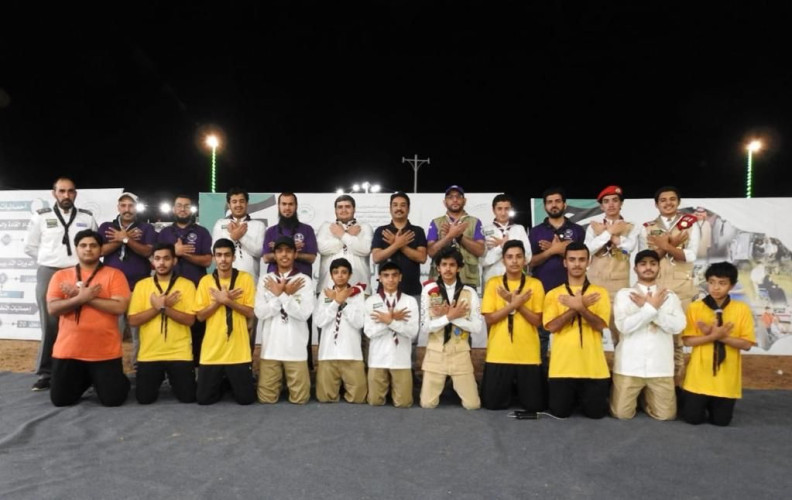 كشافة تعليم الجوف مستمرة بتقديم خدماتها لضيوف الرحمن بأبو عجرم