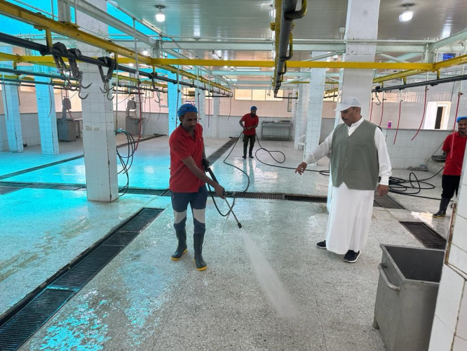 الفرق الرقابية في بيئة حائل تكثف جولاتها على المسالخ