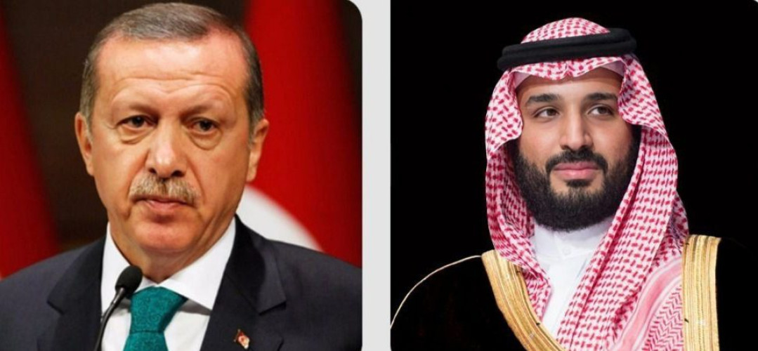 ولي العهد يُهنِّئ هاتفيًّا الرئيس التركي بمناسبة إعادة انتخابه لفترة رئاسية جديدة