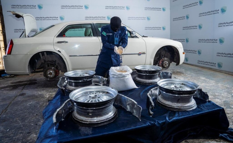 جمرك الحديثة يُحبط 3 محاولات لتهريب أكثر من 539 ألف حبة كبتاجون