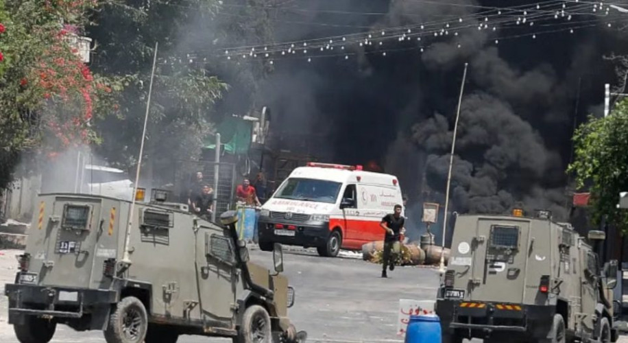 ارتفاع ضحايا مخيم جنين إلى 10 شهداء و100 جريح جراء عدوان الاحتلال الإسرائيلي