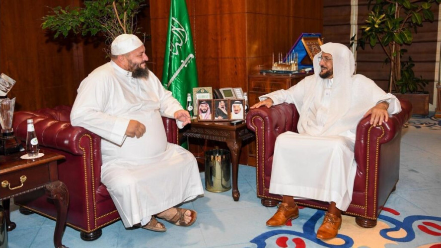 وزير الشؤون الإسلامية يستقبل مفتي جنوب ألبانيا