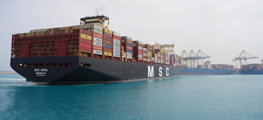 ميناء الملك عبدالله يستقبل سفينة الحاويات المصنفة بالأكبر عالميًا