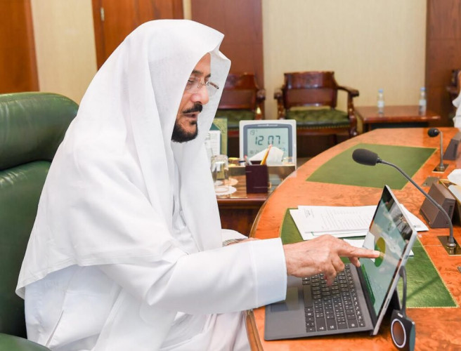 وزير الشؤون الإسلامية يدشن ثلاث أنظمة للأمن السيبراني بالوزارة